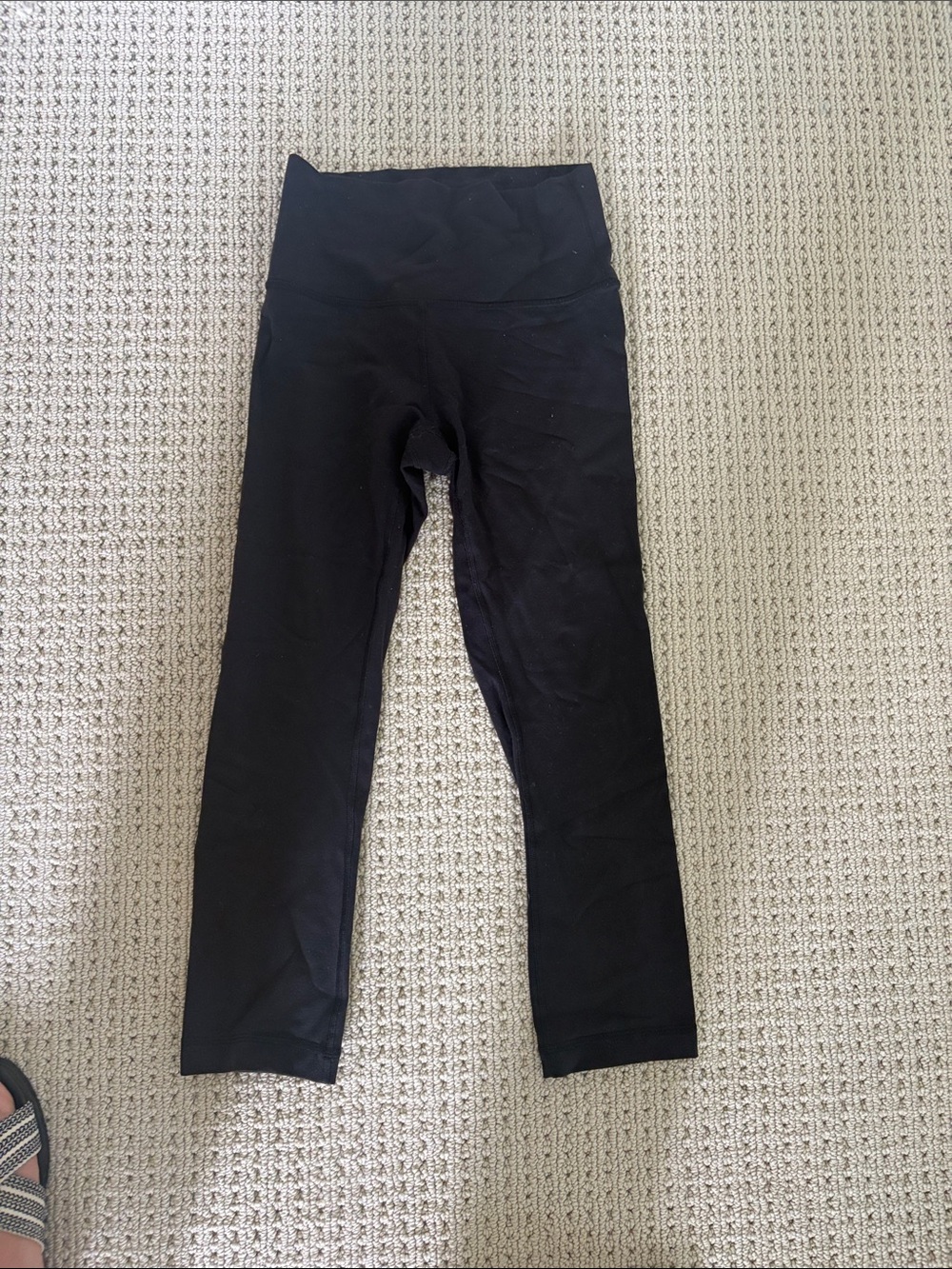 Lululemon crop Wunder Under Luon High-Waist Leggings